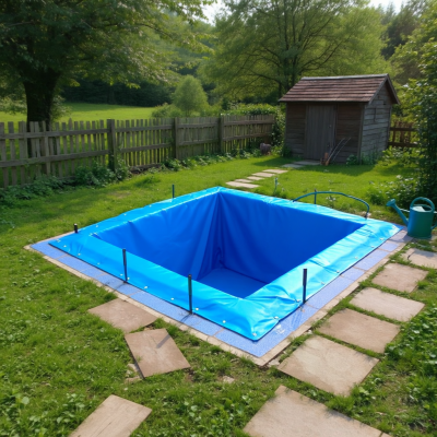 Чашковый пакет из ПВХ для бассейна